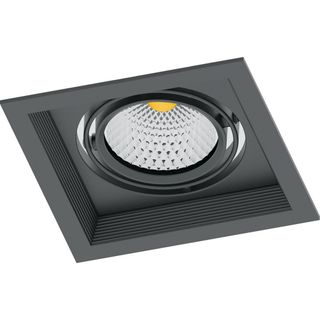 Светодиодный светильник DL3012 карданный 1x20W 4000K 35 градусов ,черный
