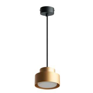 Светильник потолочный DL3077 12W, 230V, GX53, золото, на подвесе 1,7 м